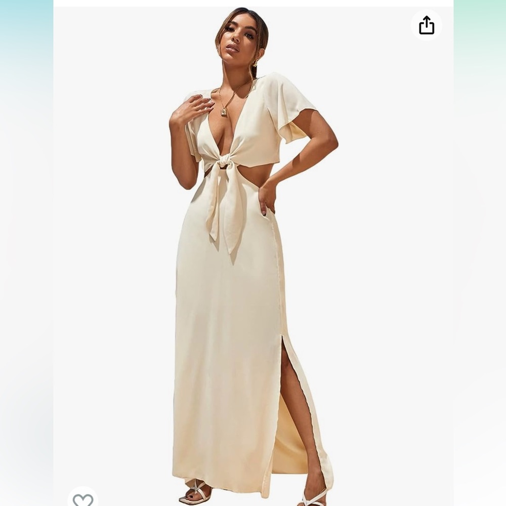 Womens Maxi Cut Out Dress
